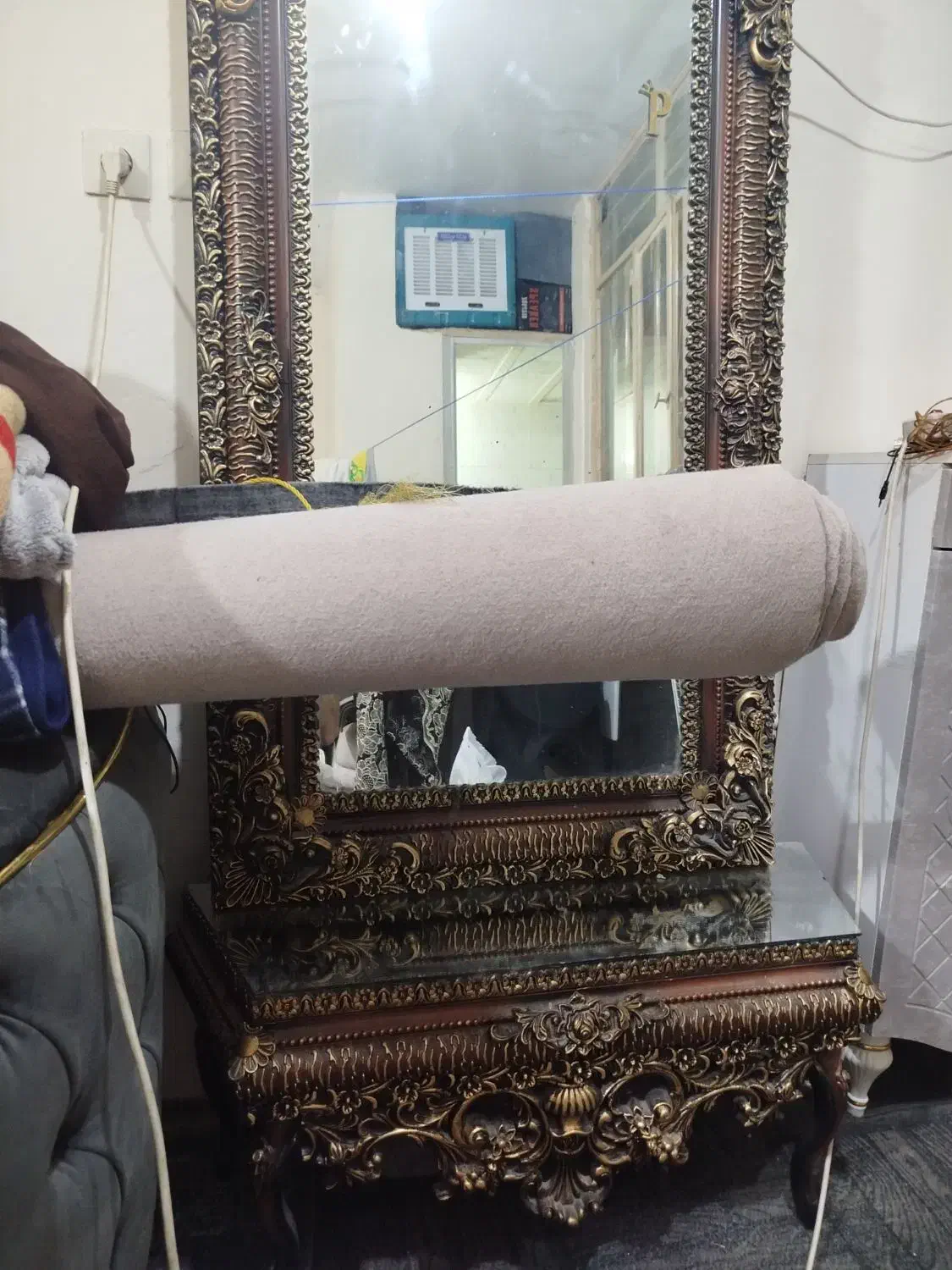 آینه وشمدان|آینه|مشهد, طبرسی شمالی|دیوار