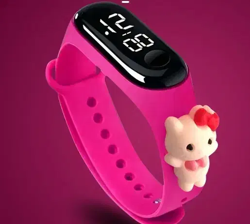 ساعت سیلیکونی بچگانه با دکمه لمسی|ساعت|آذرشهر, |دیوار