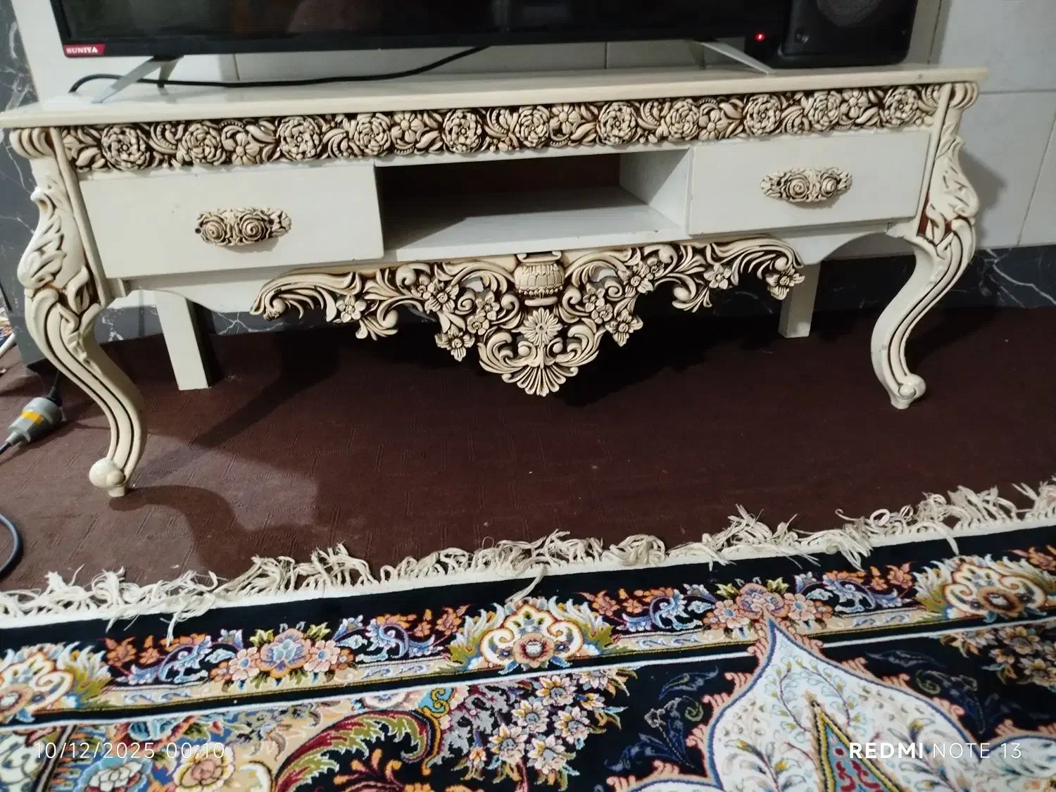 میزتلویزیون وگنجه وساعت دیواری|بوفه، ویترین، کنسول|آق قلا, |دیوار