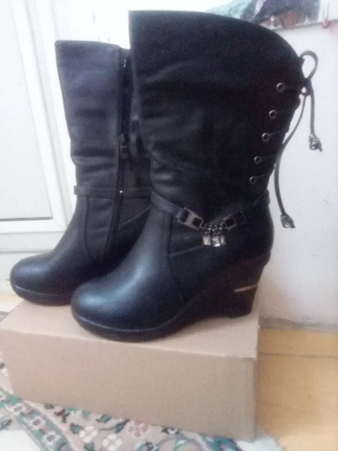 پوتین دخترانه|کیف، کفش، کمربند|بیجار, |دیوار