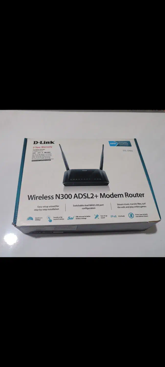 مودم روتر بیسیم ADSL 2 PLUS، N300-DSL 2740U|مودم و تجهیزات شبکه|پاکدشت, پاکدشت (مامازند)|دیوار