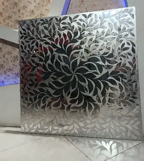 تابلو ایینه کاری کار دست|ساعت دیواری و تزئینی|آبادان, |دیوار