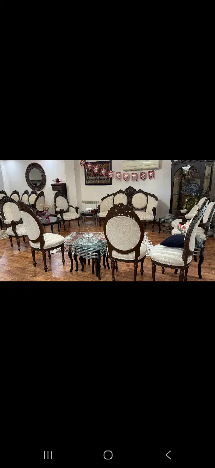 مبل  ۹ نفر میز نهارتوری ۱۰ نفره|مبلمان خانگی و میز عسلی|ساری, |دیوار