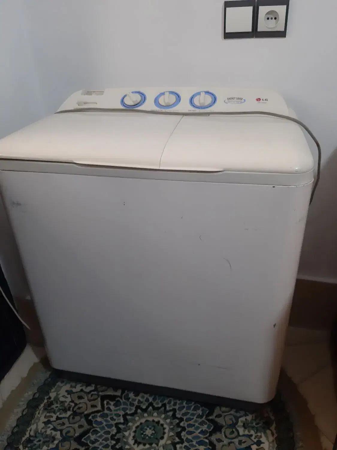 لباسشویی ال جی دوقلو خارجی|ماشین لباسشویی و خشک‌کن لباس|مشهد, نوید|دیوار