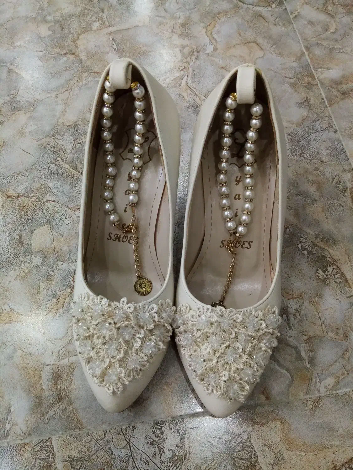 کفش مجلسی نونو سایز 37 پاموره دار|کیف، کفش، کمربند|سنندج, |دیوار