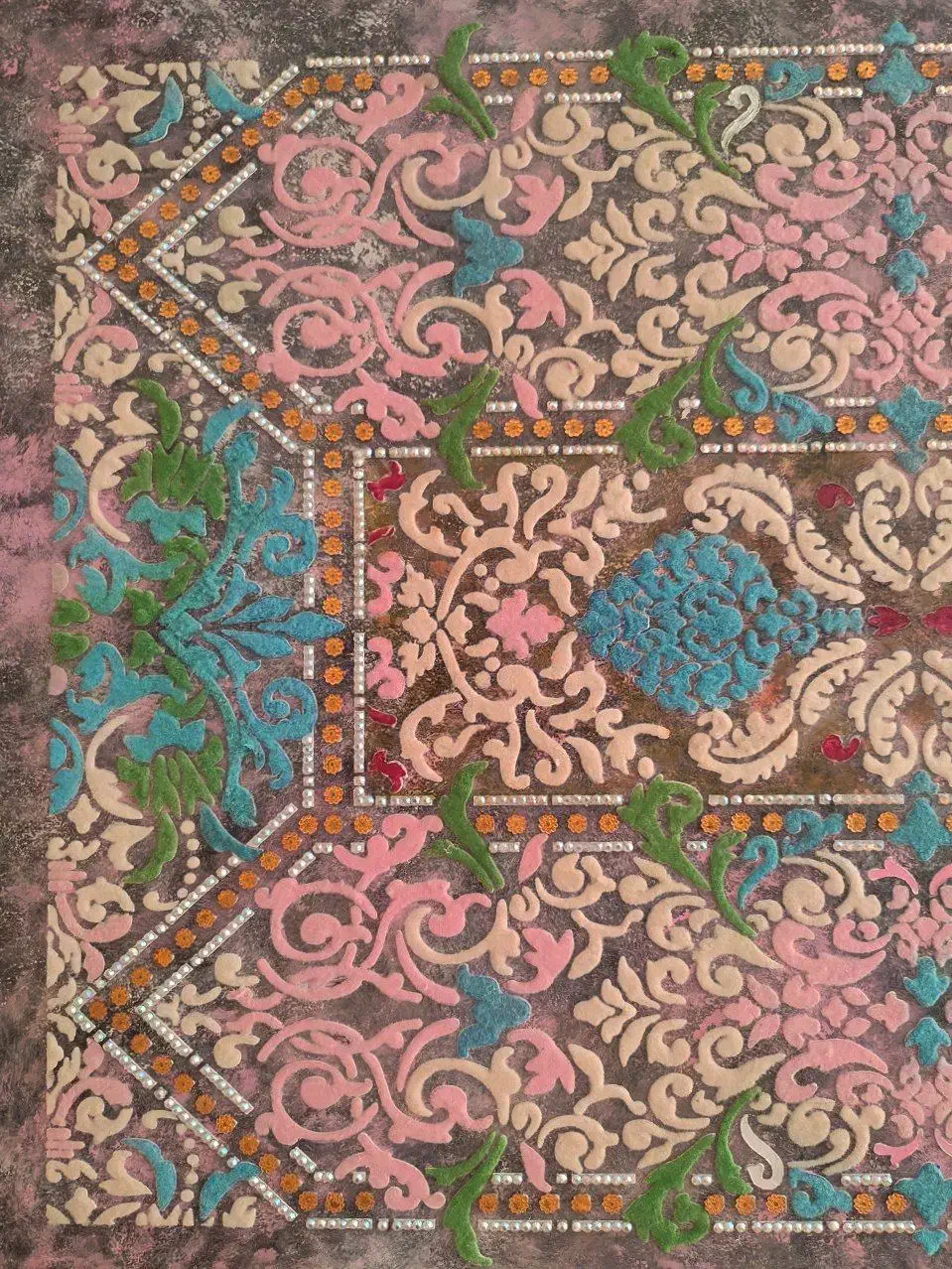 تابلو دکوراتیو طرح فرش|تابلو، نقاشی، عکس|اصفهان, برازنده|دیوار