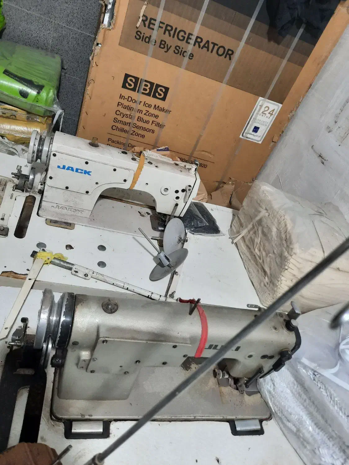 ۲ دستگاه چرخ خیاطی|لوازم خیاطی و بافتنی|باقرشهر, |دیوار