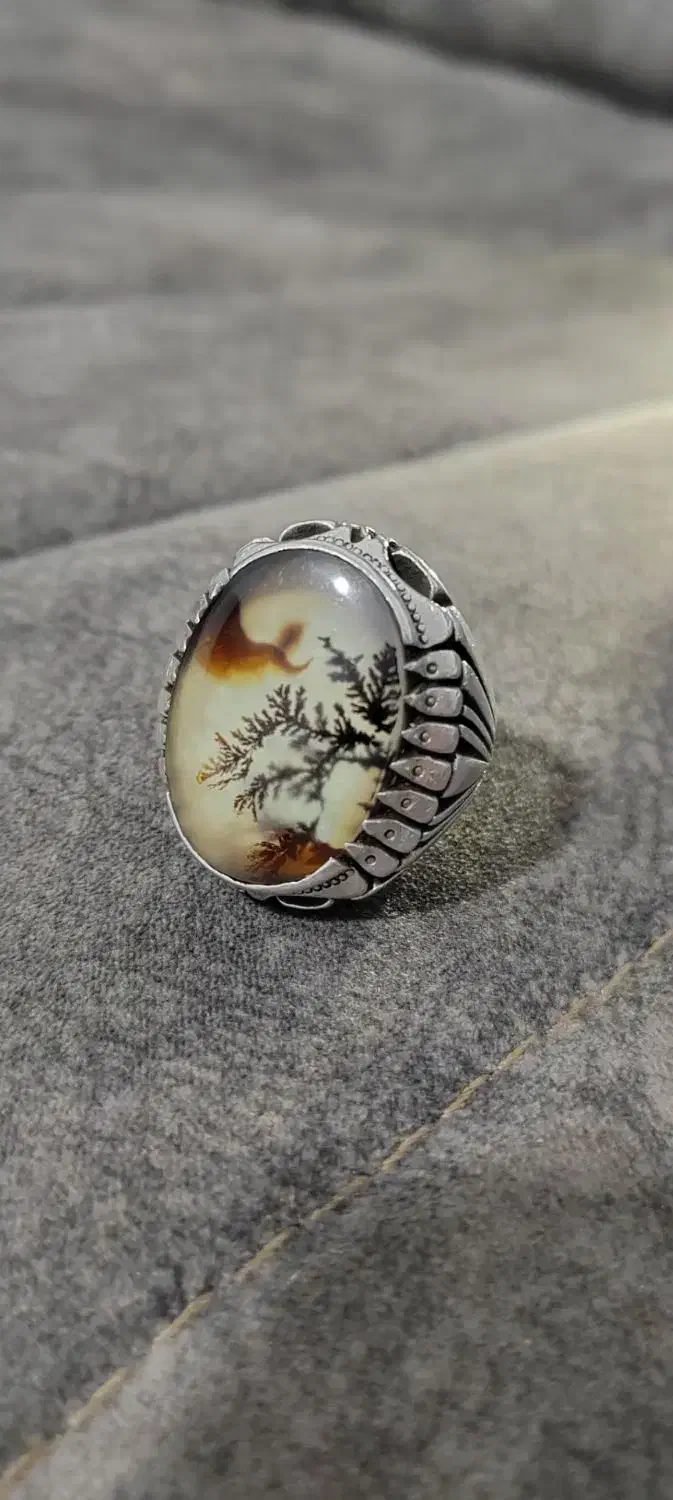 انگشتر شجر و فیروزه|جواهرات|همدان, |دیوار