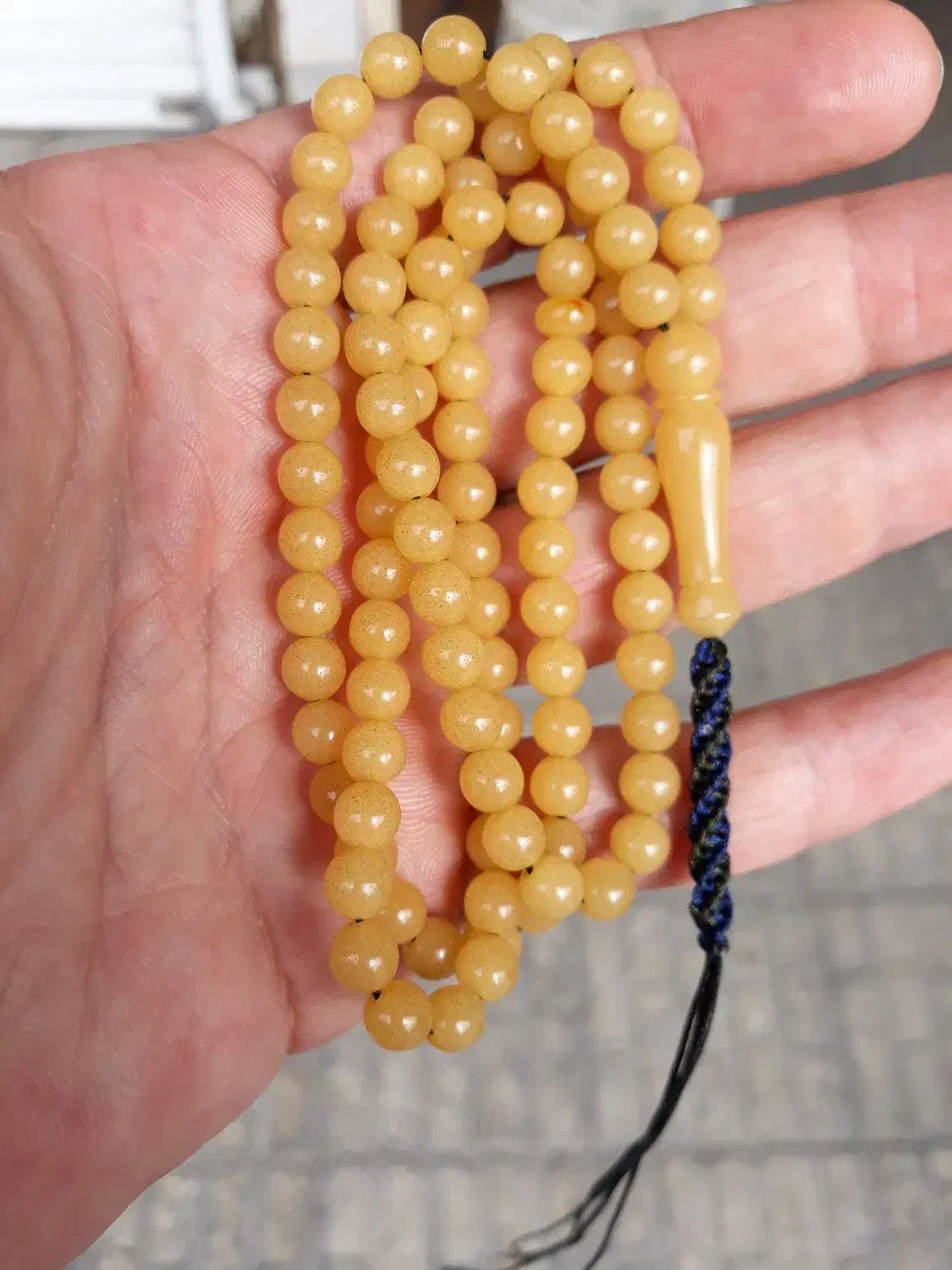 تسبیح سندلوس صابونی جنس آلمانی|کلکسیون اشیاء عتیقه|اسلامآباد غرب, |دیوار