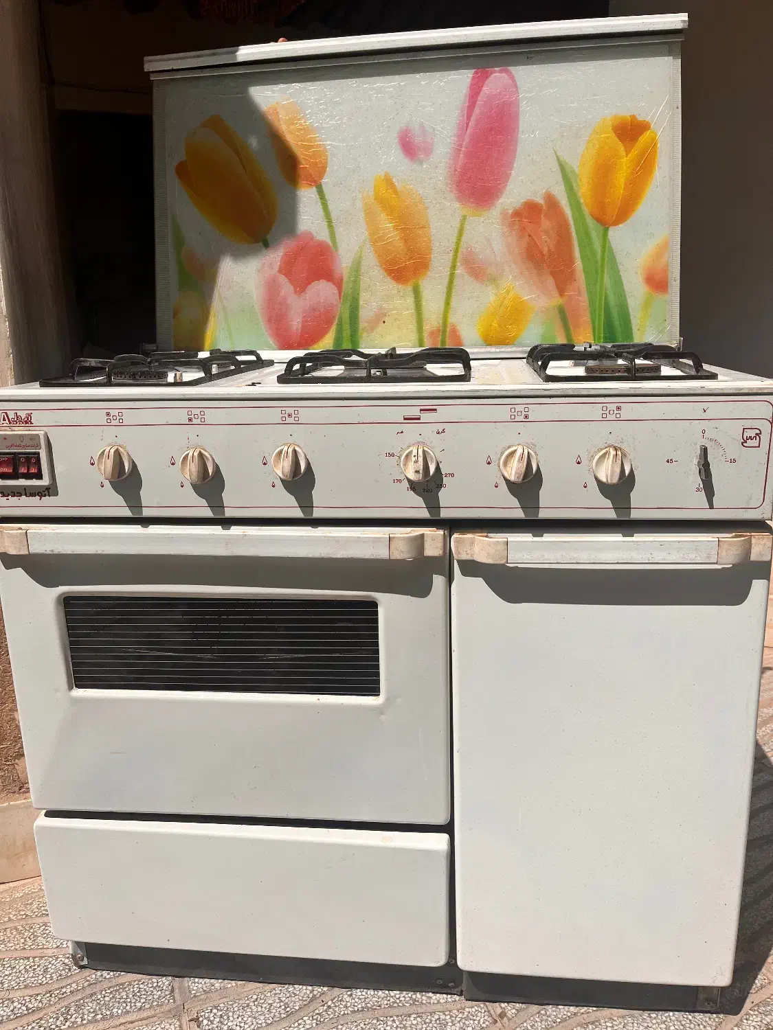 گاز فر دار، ۵شعله، جوجه گردان|اجاق گاز و لوازم برقی پخت‌وپز|کرمان, |دیوار