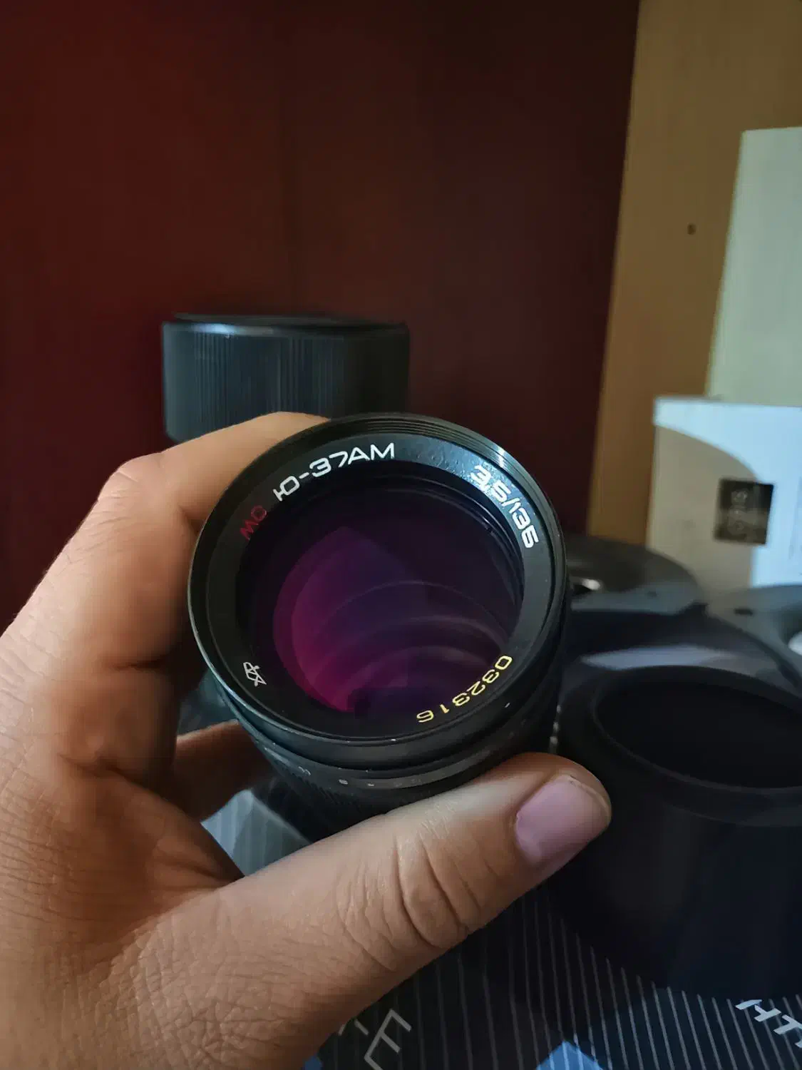 لنز دوربین اکبند پیچی m42 ژوپیتر 135mm jupiter|دوربین عکاسی و فیلم‌برداری|ماهدشت, |دیوار