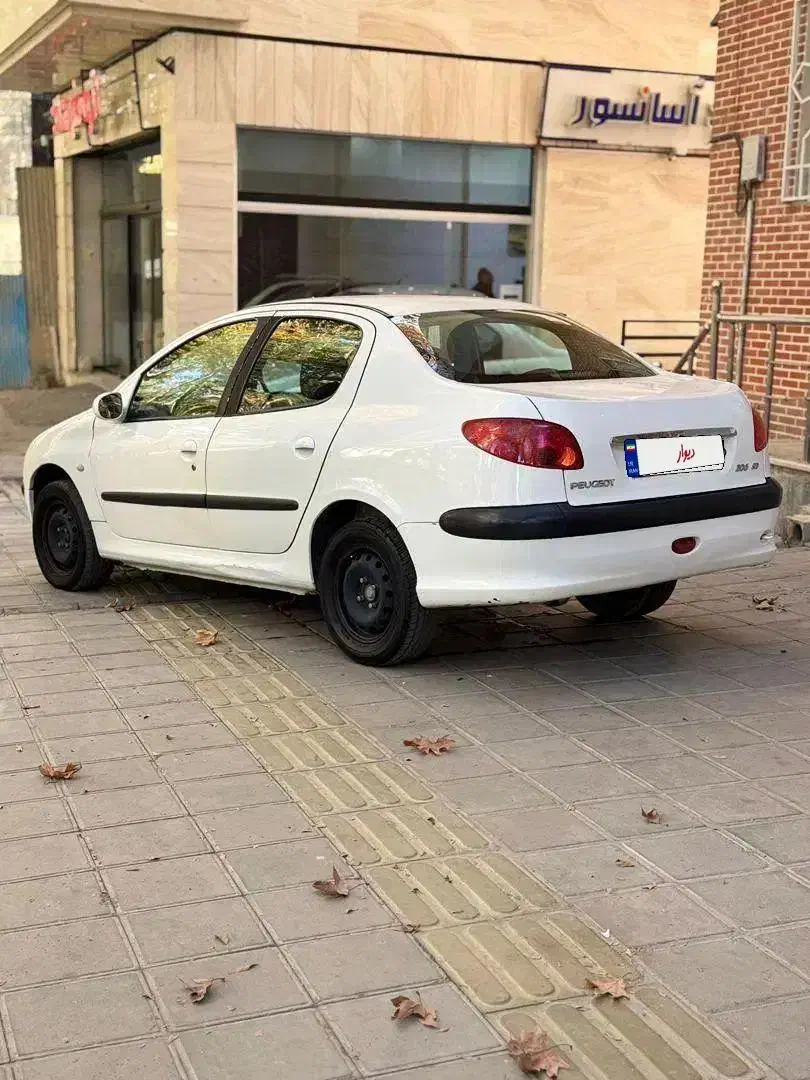 ۲۰۶مدل ۸۹وی ۸ فول|خودرو سواری و وانت|سنندج, |دیوار