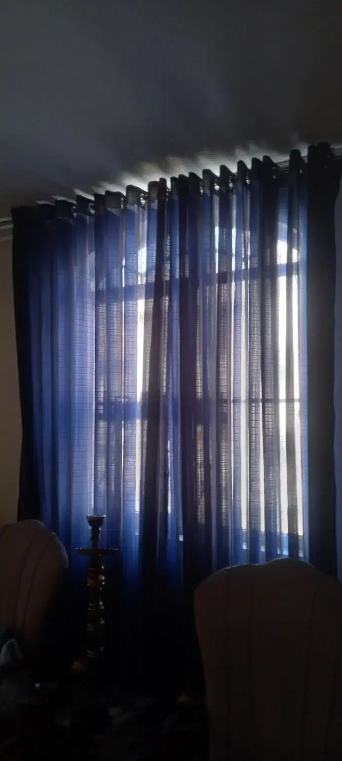 پرده حریر|پرده، رانر، رومیزی|تهران, خاک سفید|دیوار