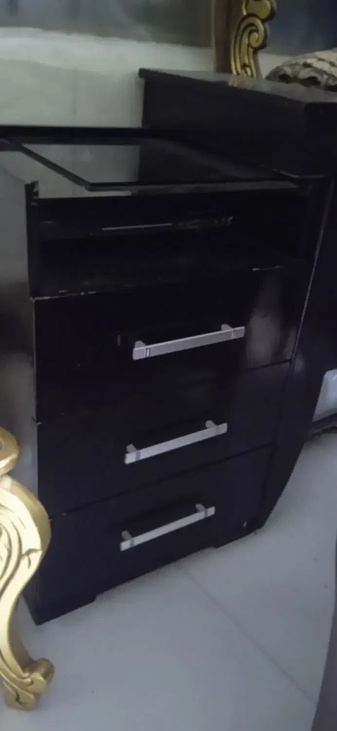 ۲عدد کشو مشکی جنس ام دی اف|جاکفشی، کمد، دراور|تربتحیدریه, یحیی آباد|دیوار