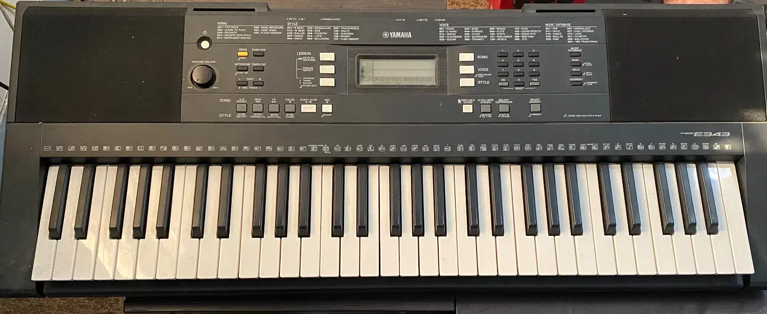 ارگ کیبورد یاماها Yamaha مدل PSR-E343|پیانو، کیبورد، آکاردئون|اهواز, کوی نفت|دیوار