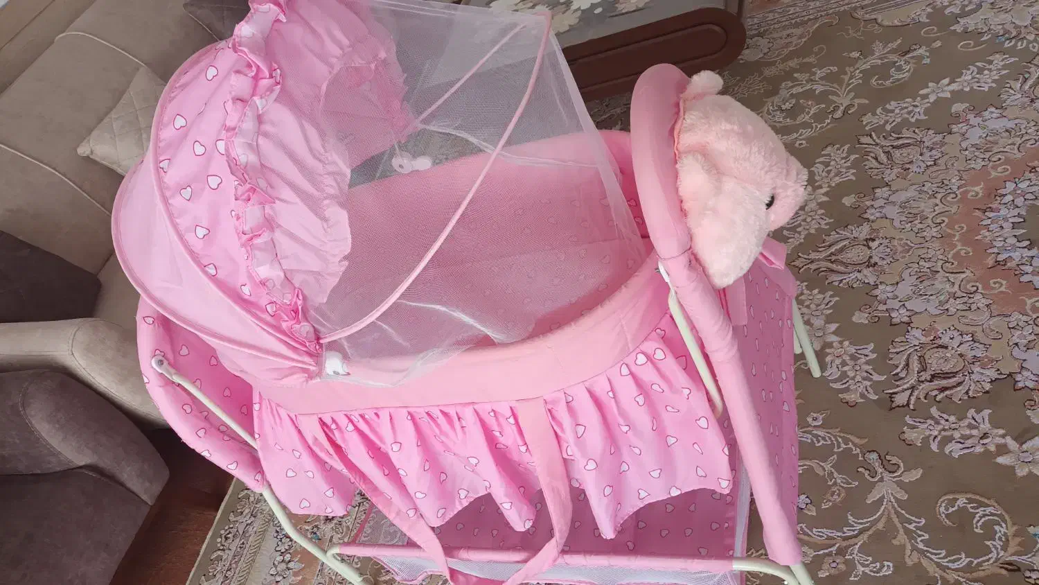 گهواره و رو روک کودک و کالسکه  دخترانه سالم|کالسکه و لوازم جانبی|قیدار, |دیوار