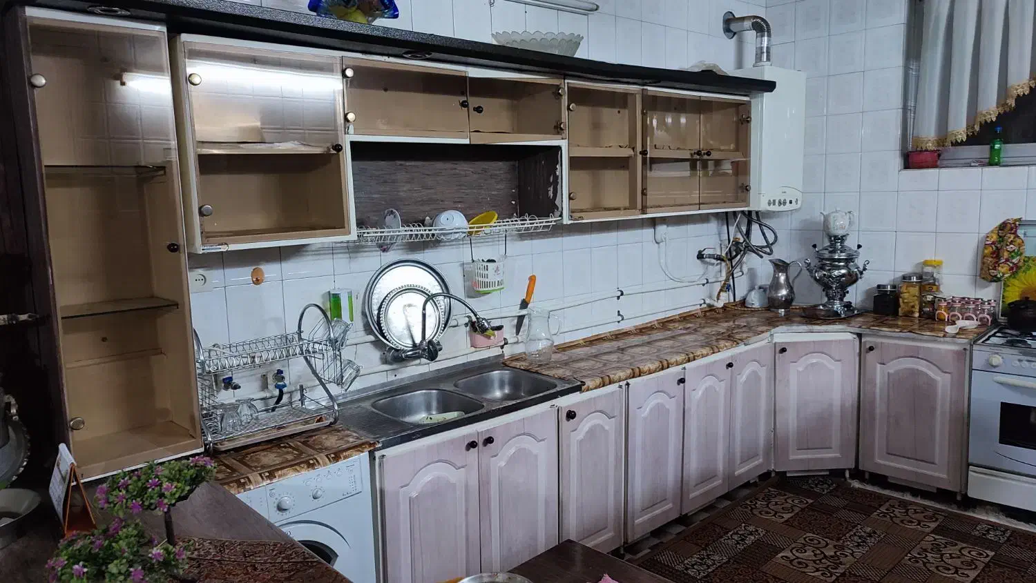 کابینت فلزی سالم بدون پوسیدگی رنگ طرح چوب|مصالح و تجهیزات ساختمان|اصفهان, برزان|دیوار