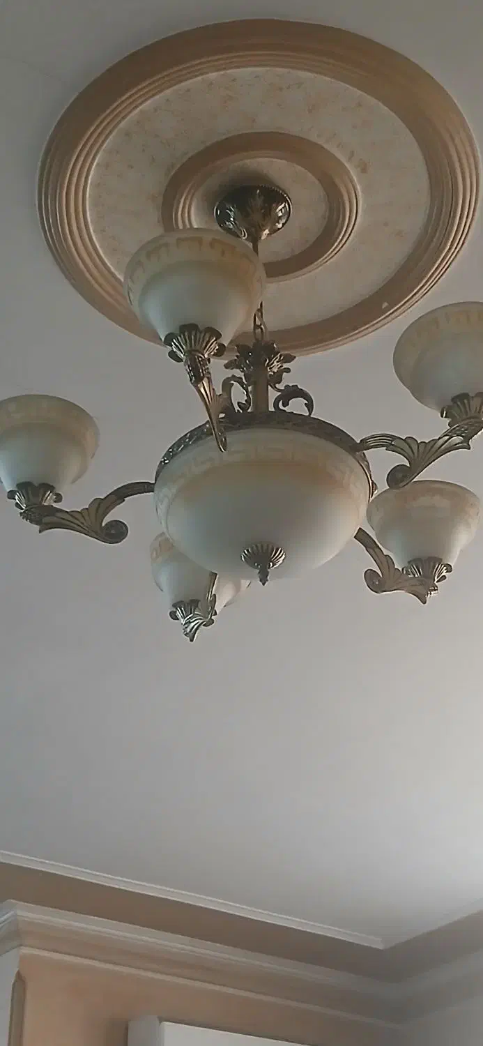 لوستر جفت پذیرایی و آشپزخانه|لوستر و چراغ آویز|شهریار, شهرک وائین|دیوار