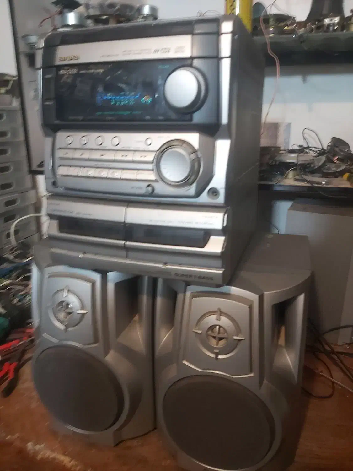 اسپیکر ۲ تکه ایستاده AUX دار usbsys|سیستم صوتی خانگی|مشهد, فتح المبین|دیوار