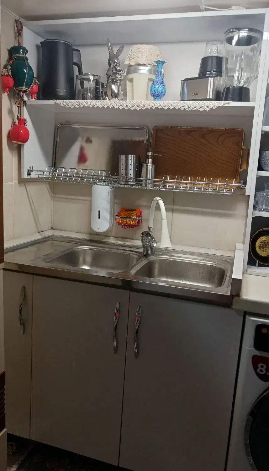 سینک دوقلو و کابینت ظرفشویی و باکس ظرف|مصالح و تجهیزات ساختمان|تهران, ائمه اطهار|دیوار