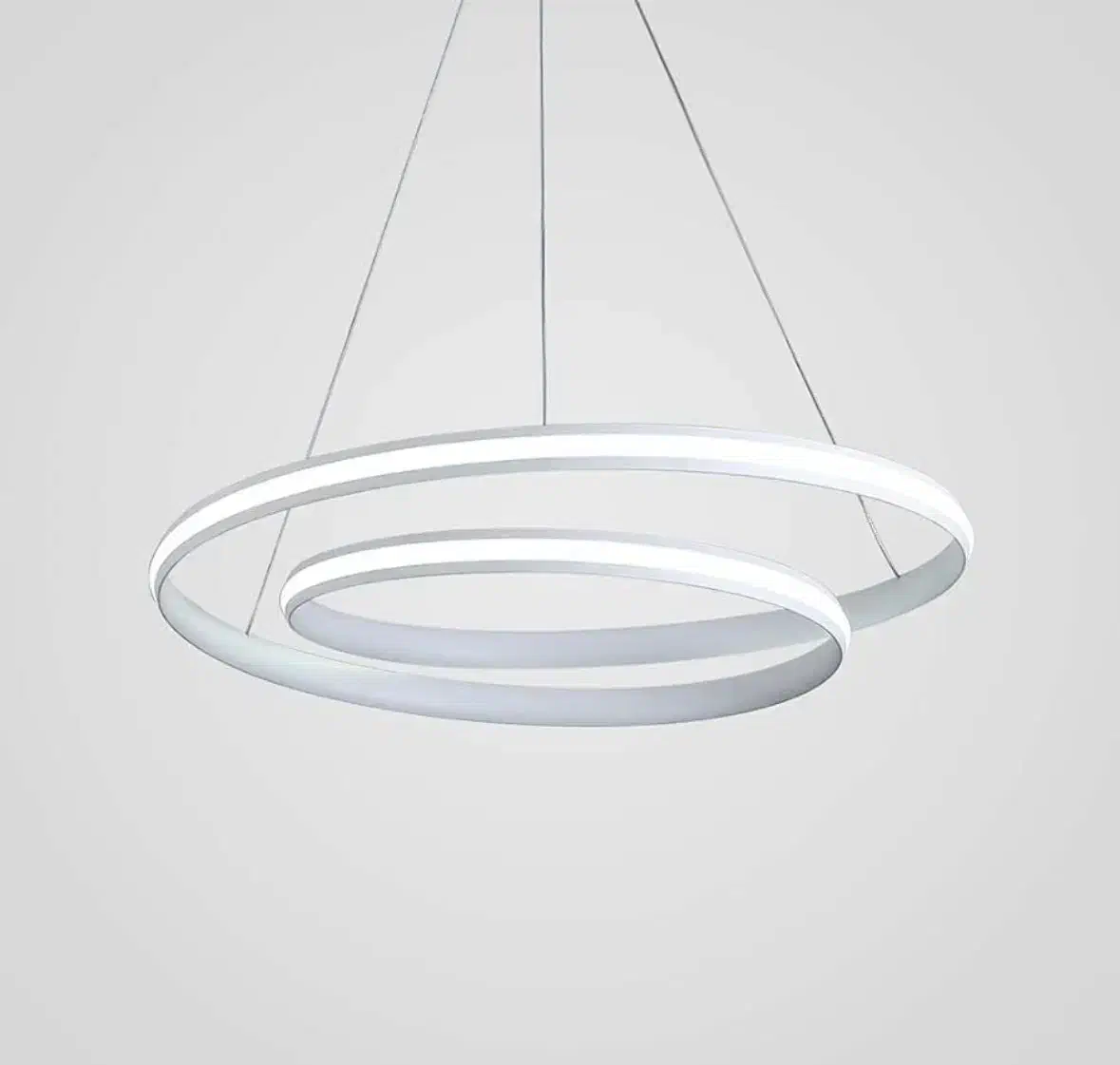 دوعدد لوستر سفید دانه ۱۸۵۰تومان|لوستر و چراغ آویز|رشت, دیلمان|دیوار