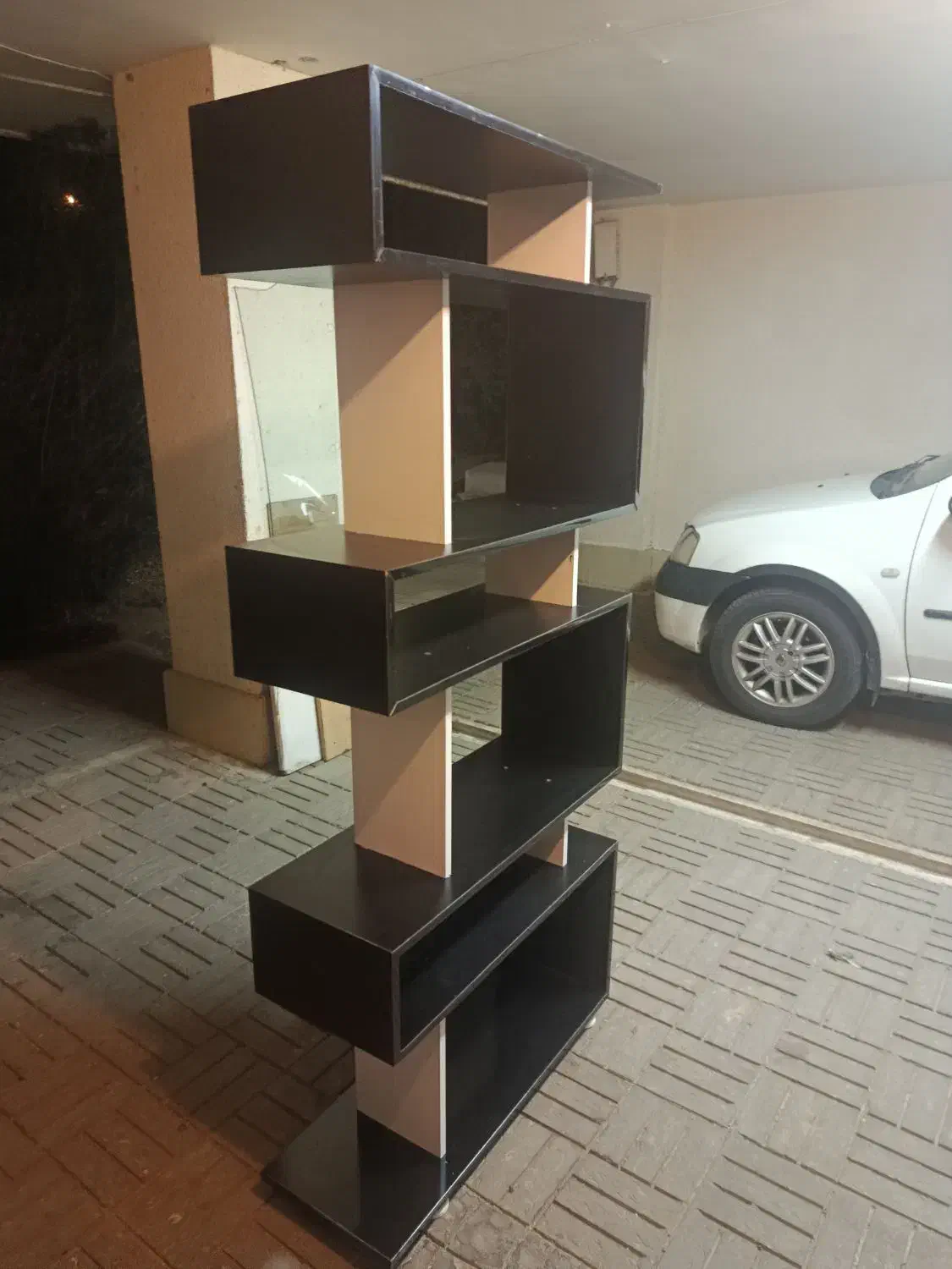 کتاب خونه مدرن پله ای|کتابخانه، شلف، قفسه‌های دیواری|مشهد, شهرآرا|دیوار