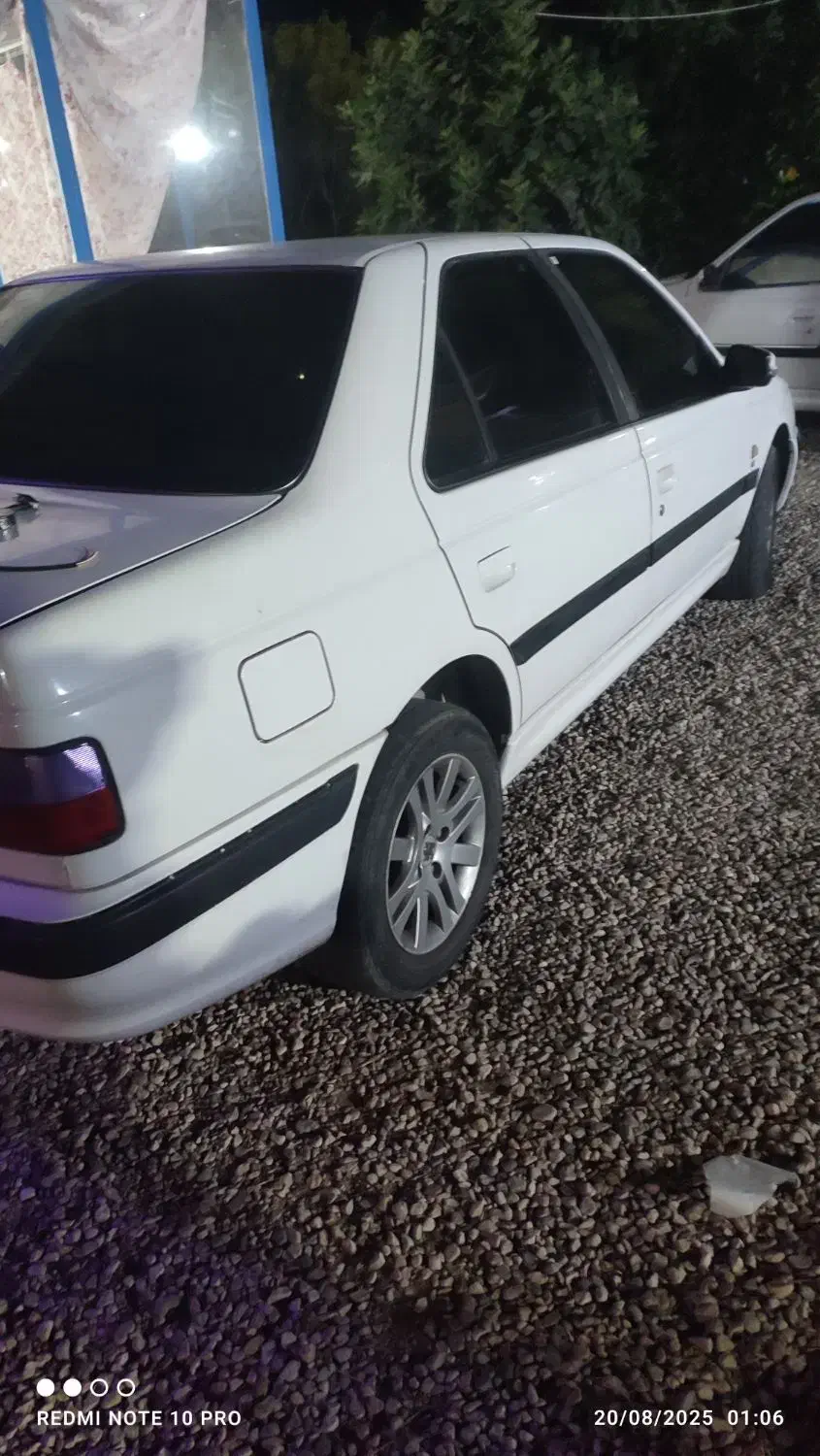 پژور پارس تیوفا . مدل ۲۲/۱۱/۹۶ رنگ سفید|خودرو سواری و وانت|کهنوج, |دیوار