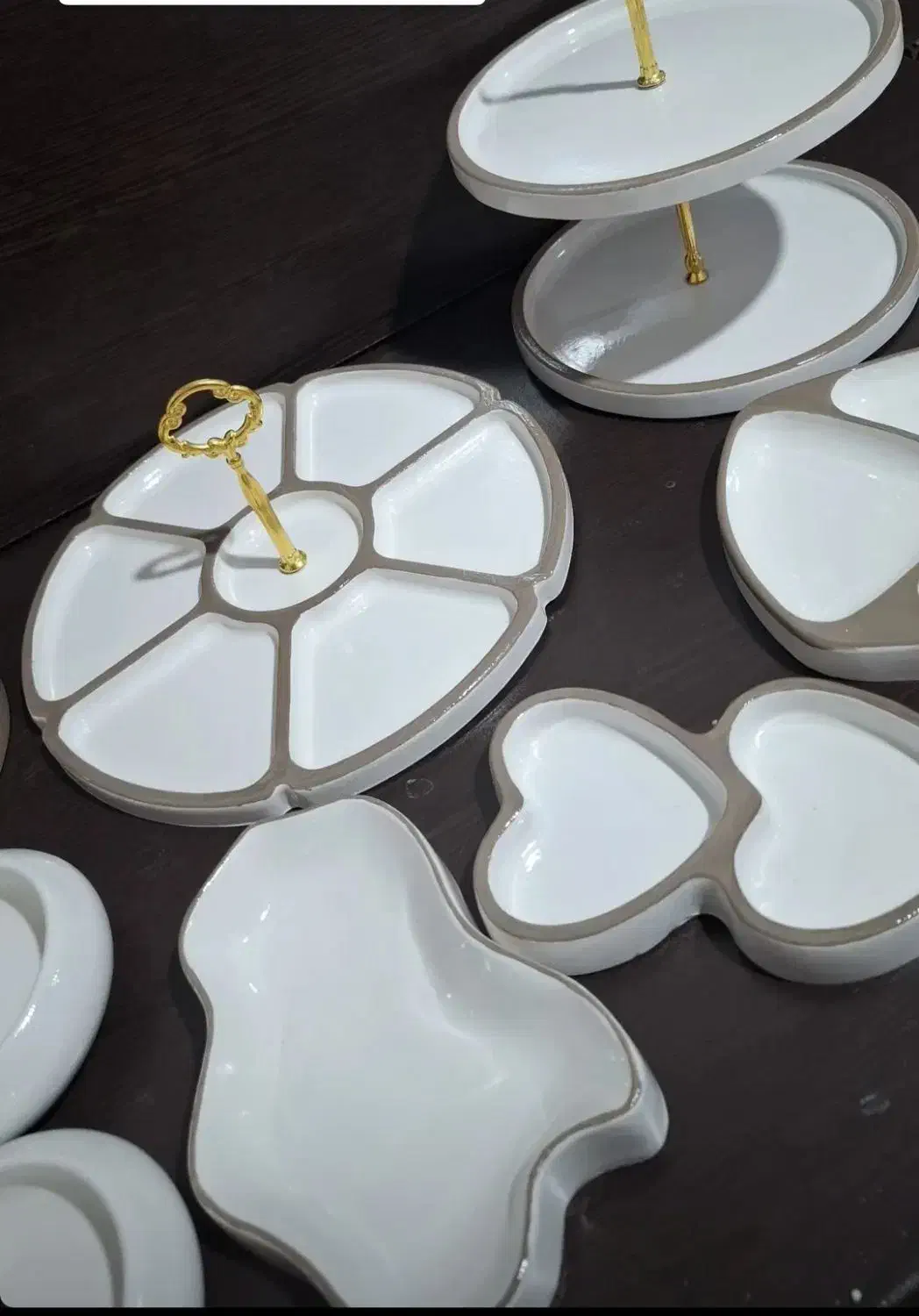 ساخت ظروف پذیرایی و دکوری سنگی|صنایع دستی و سایر لوازم تزئینی|اسلامشهر, شهرک واوان|دیوار