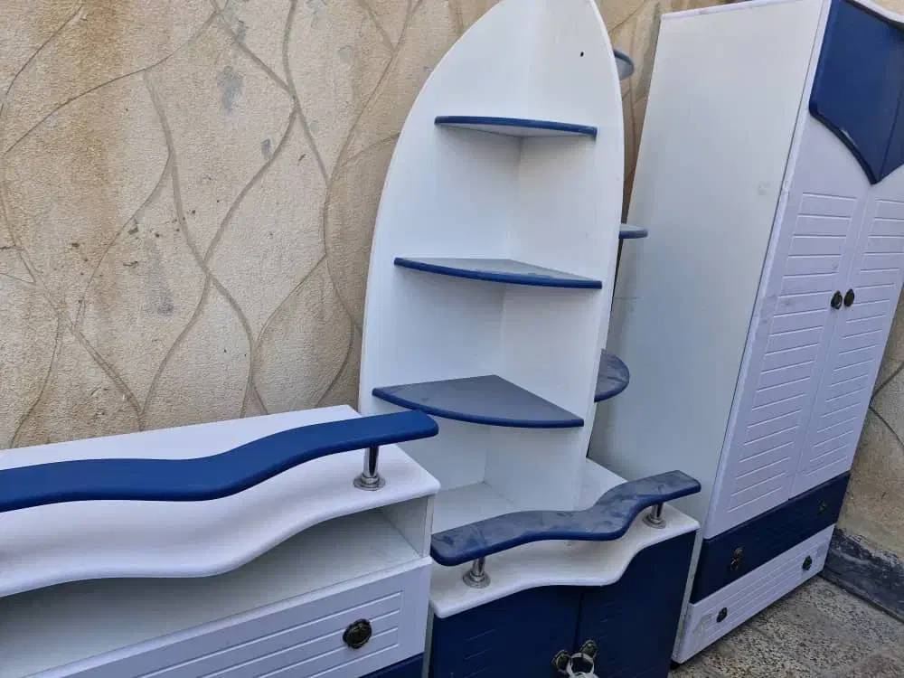 ست خواب سه تیکه|تخت و سرویس خواب|امیدیه, |دیوار