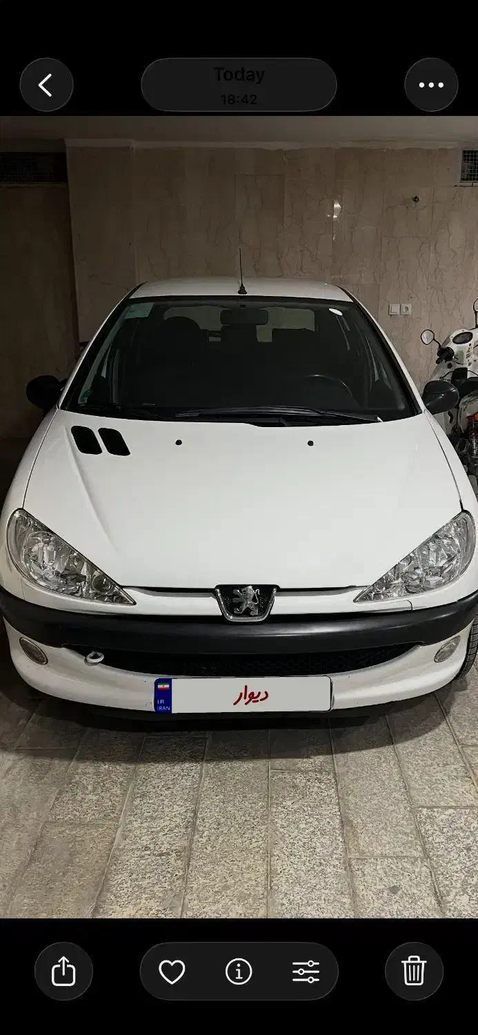 پژو ۲۰۶مدل ۹۷تیپ ۲خانگی|خودرو سواری و وانت|اصفهان, دشتستان|دیوار