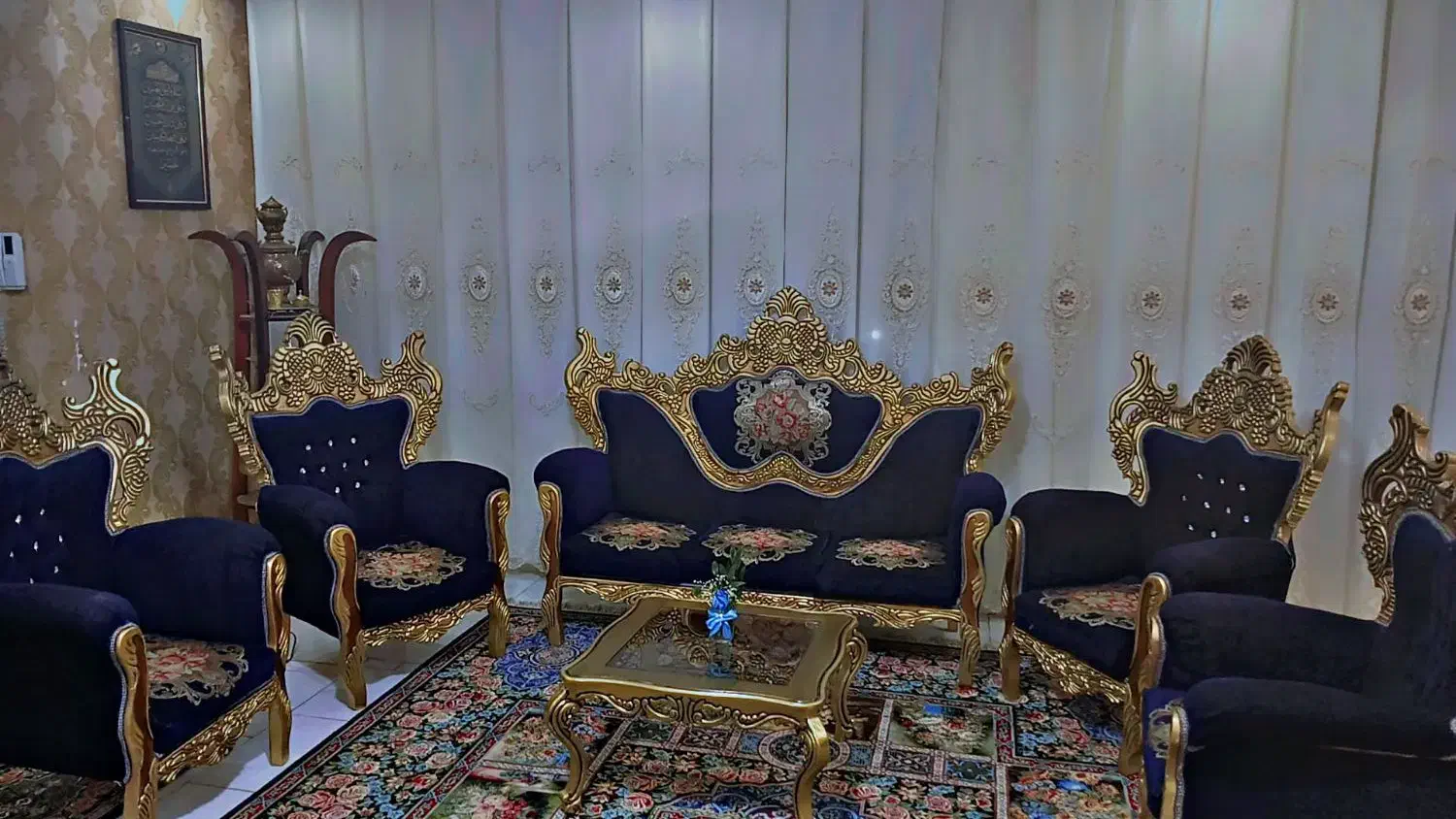 مبلمان ۸ نفره|مبلمان خانگی و میز عسلی|مشهد, شهید معقول|دیوار