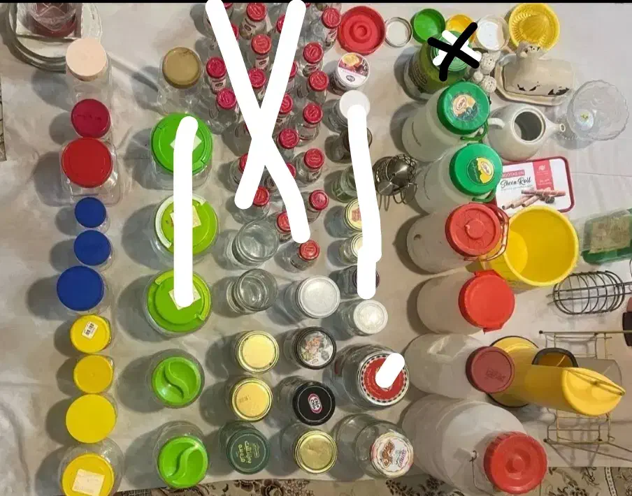 ظرف شیشه دبه قوطی|ظروف نگهدارنده، پلاستیکی، یکبارمصرف|مشهد, شهید بهشتی|دیوار