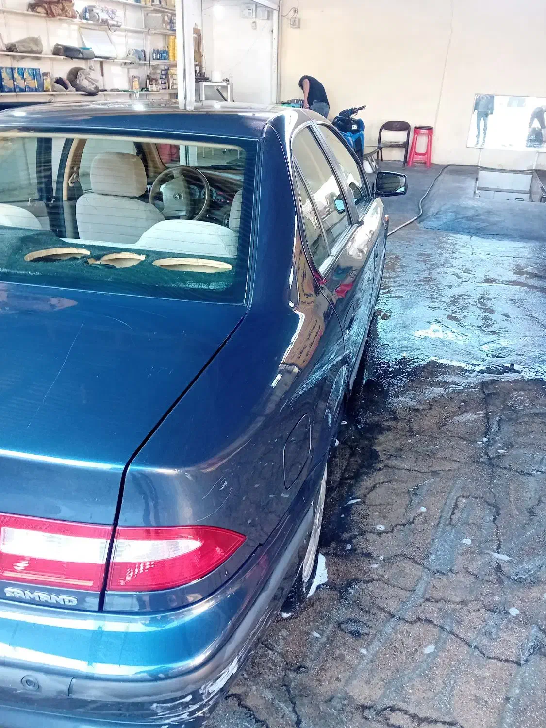 سمند ال ایکس مدل ۹۸ سورمه ای متالیک|خودرو سواری و وانت|دزفول, |دیوار