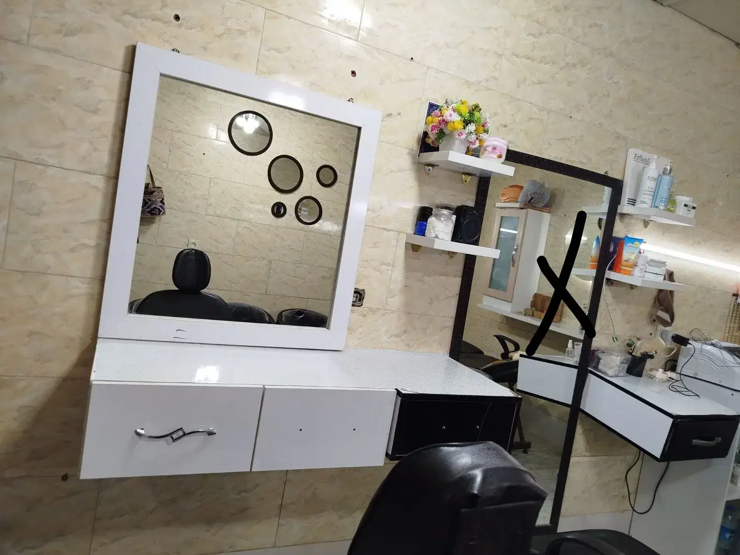 دکور سالن|آرایشگاه و سالن‌های زیبایی|اهواز, کارون|دیوار