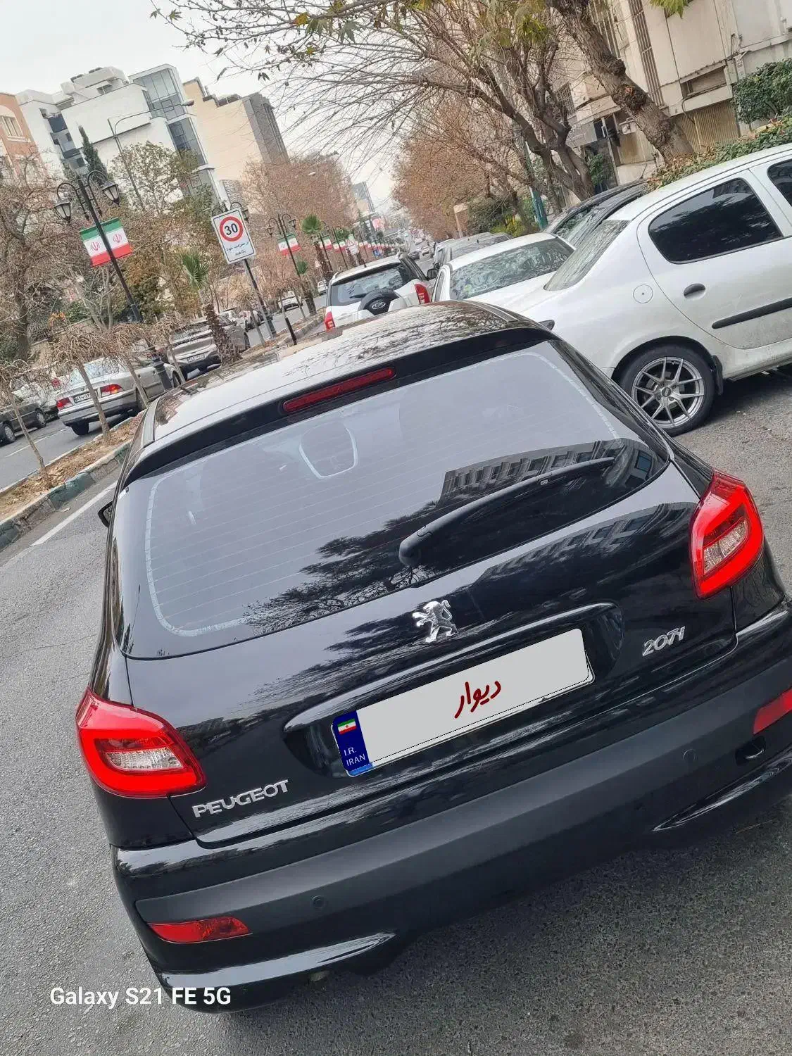 207 tu5|خودرو سواری و وانت|تهران, درختی|دیوار