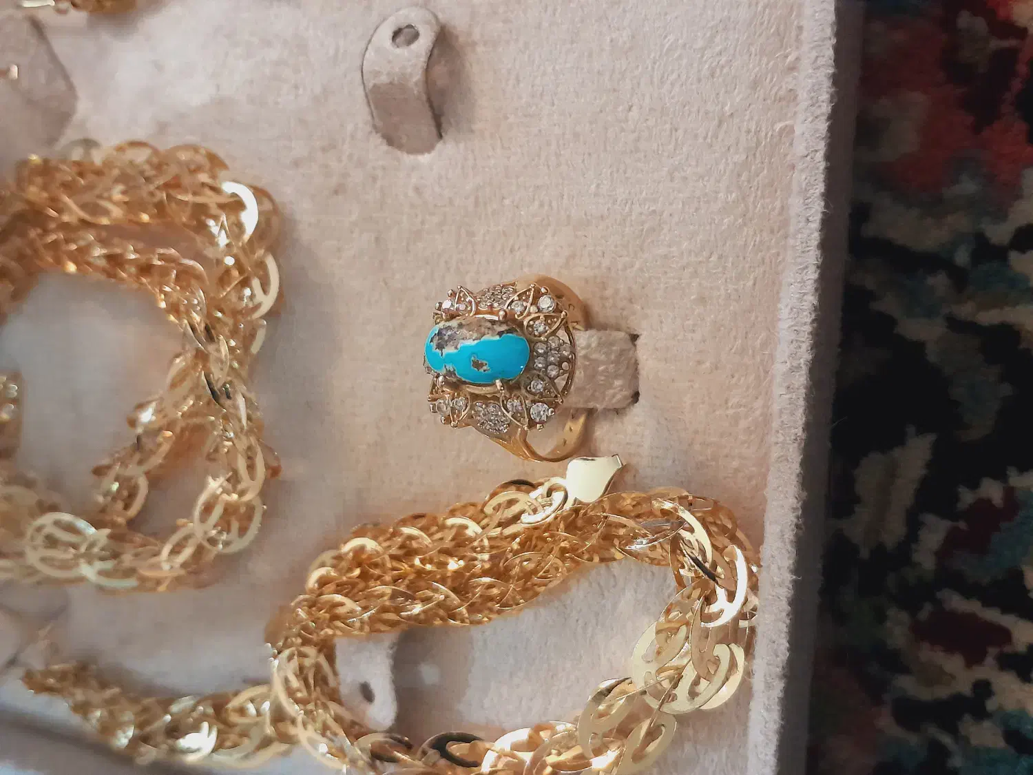 سرویس کارتیر با انگشتر ،طلا نیستن|جواهرات|بروجرد, |دیوار