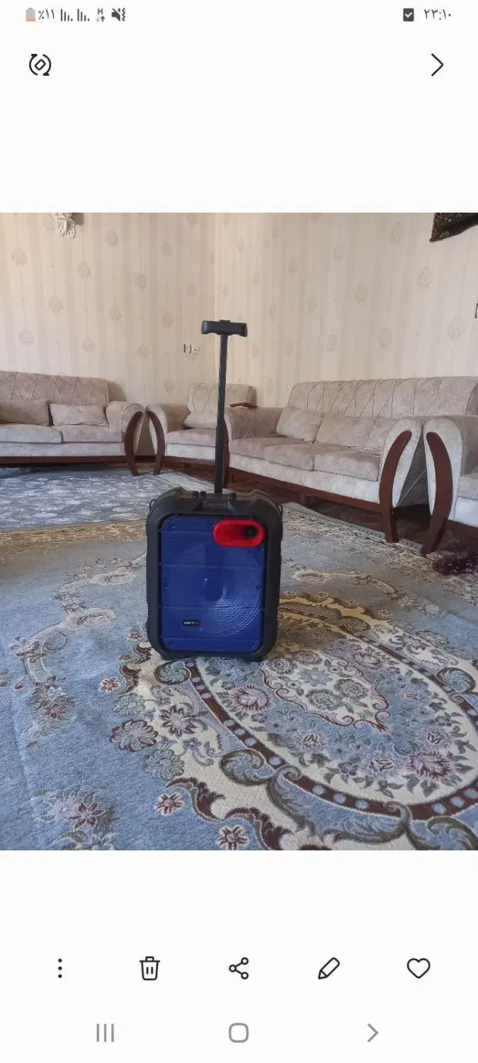 اسپیکر چمدونی|سیستم صوتی خانگی|شازند, |دیوار