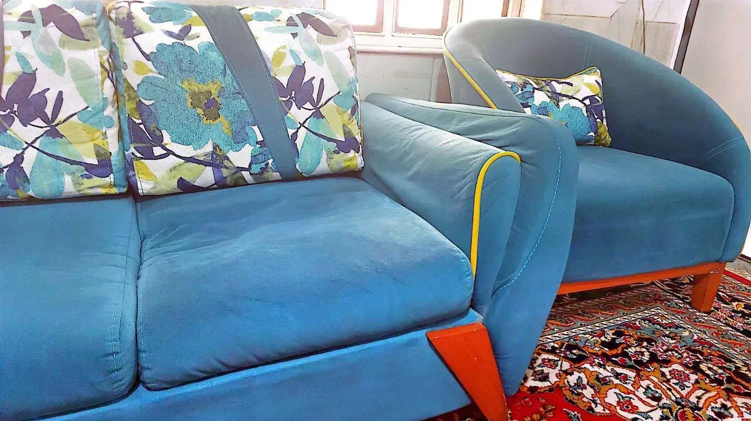 مبلمان هفت نفره|مبلمان خانگی و میز عسلی|زاهدان, |دیوار