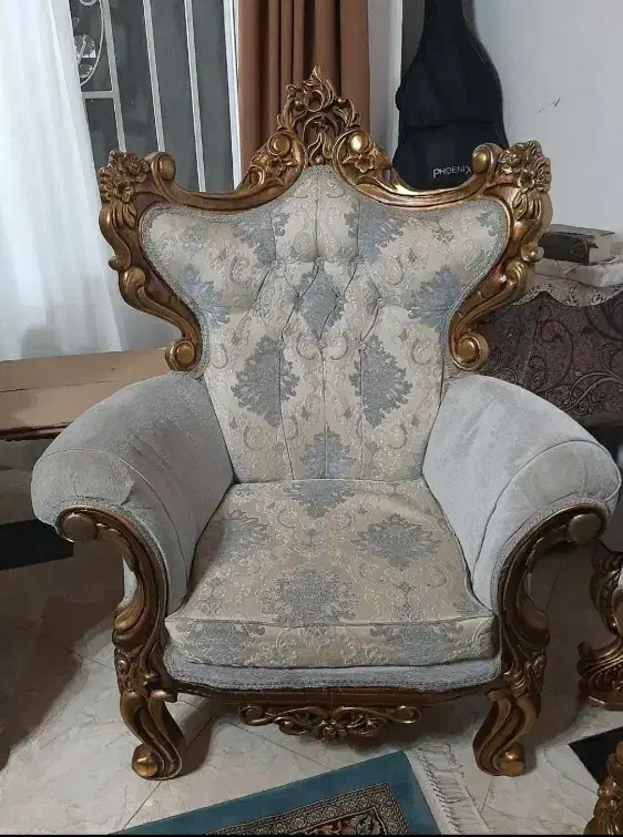 مبل ۷ نفره سلطنتی سالم|مبلمان خانگی و میز عسلی|کلارآباد, |دیوار