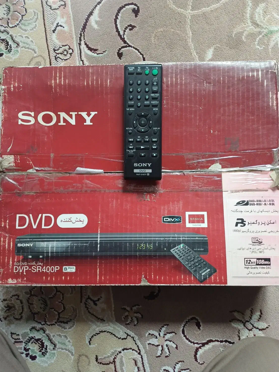 پخش کننده DVD سونی|پخش‌کننده DVD و ویدیو|تهران, طیب|دیوار
