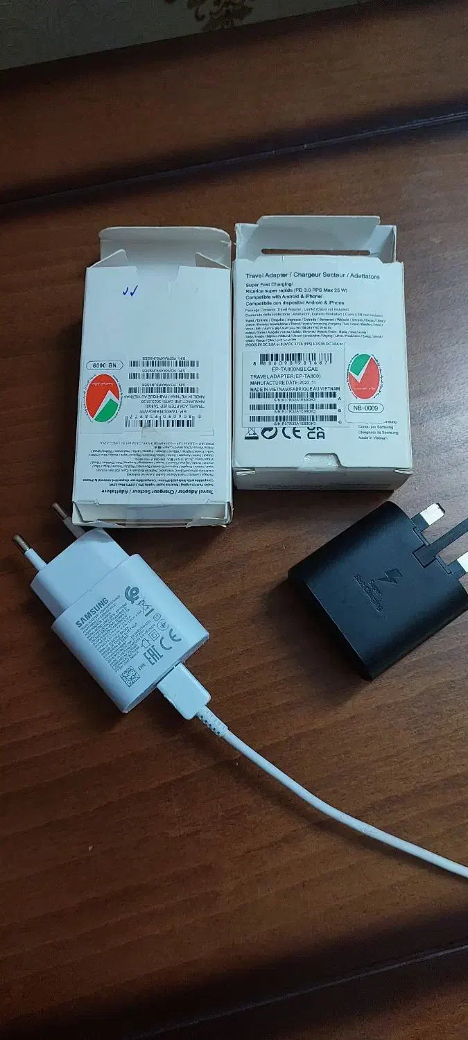 شارژر سامسونگ اصلی ۲۵ وات سوپر فست شارژ|لوازم جانبی موبایل و تبلت|مشهد, کلاهدوز|دیوار