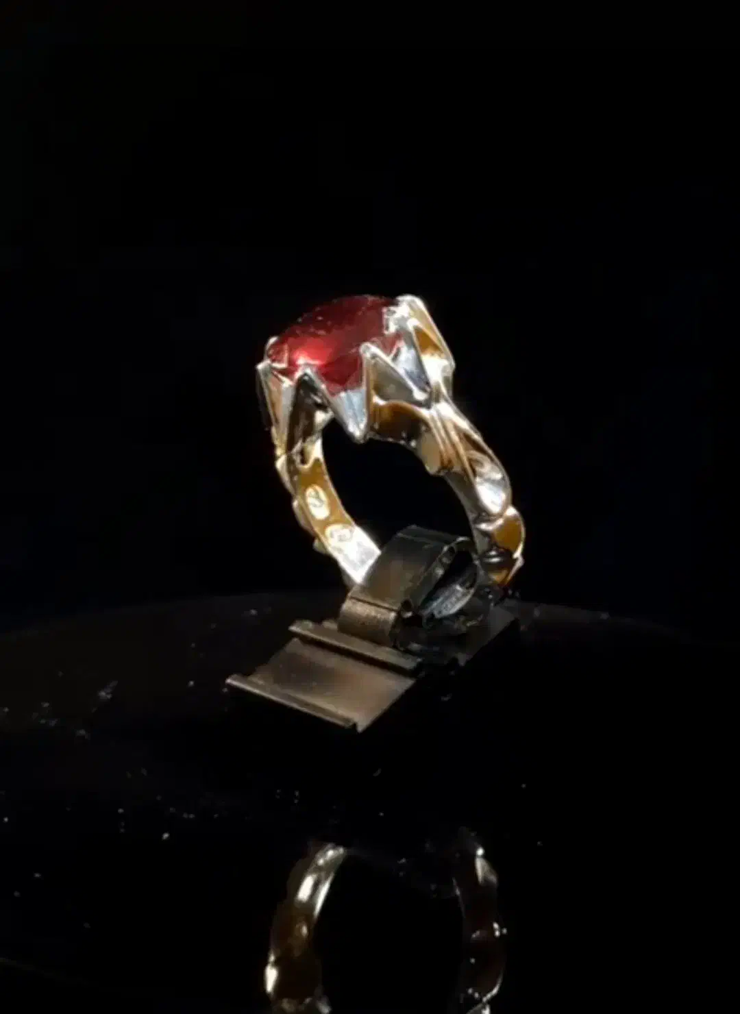 انگشتر نقره ، نگین یاقوت دست ساز|جواهرات|اراک, |دیوار