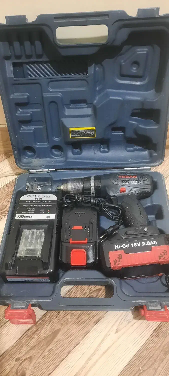 دریل شارژی 18 ولت توسن در حد نو|ابزارآلات|کرج, کوی امامیه|دیوار