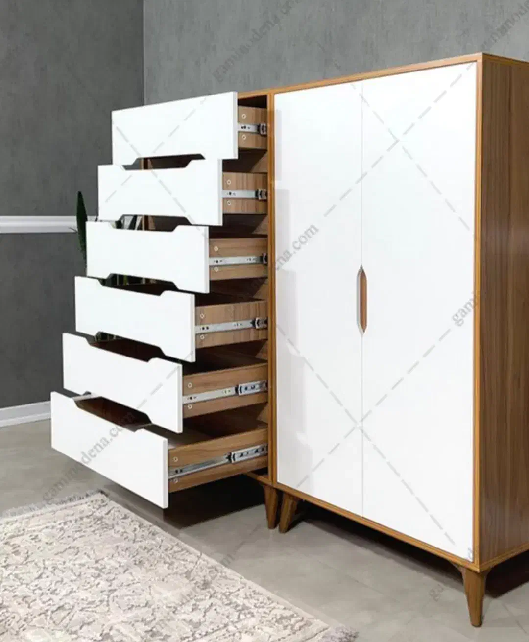 کمد و دراور تخت جاکفشی|مبلمان خانگی و میز عسلی|برخوار, |دیوار