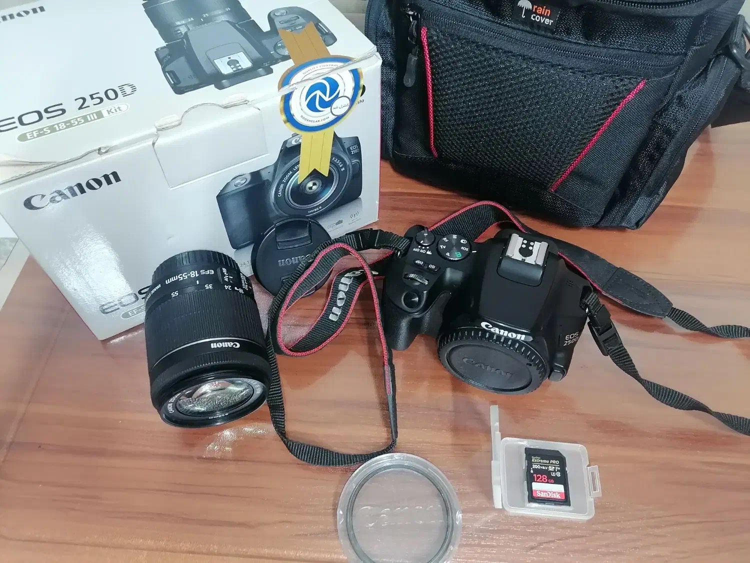 دوربین کنون 250D|دوربین عکاسی و فیلم‌برداری|اراک, |دیوار