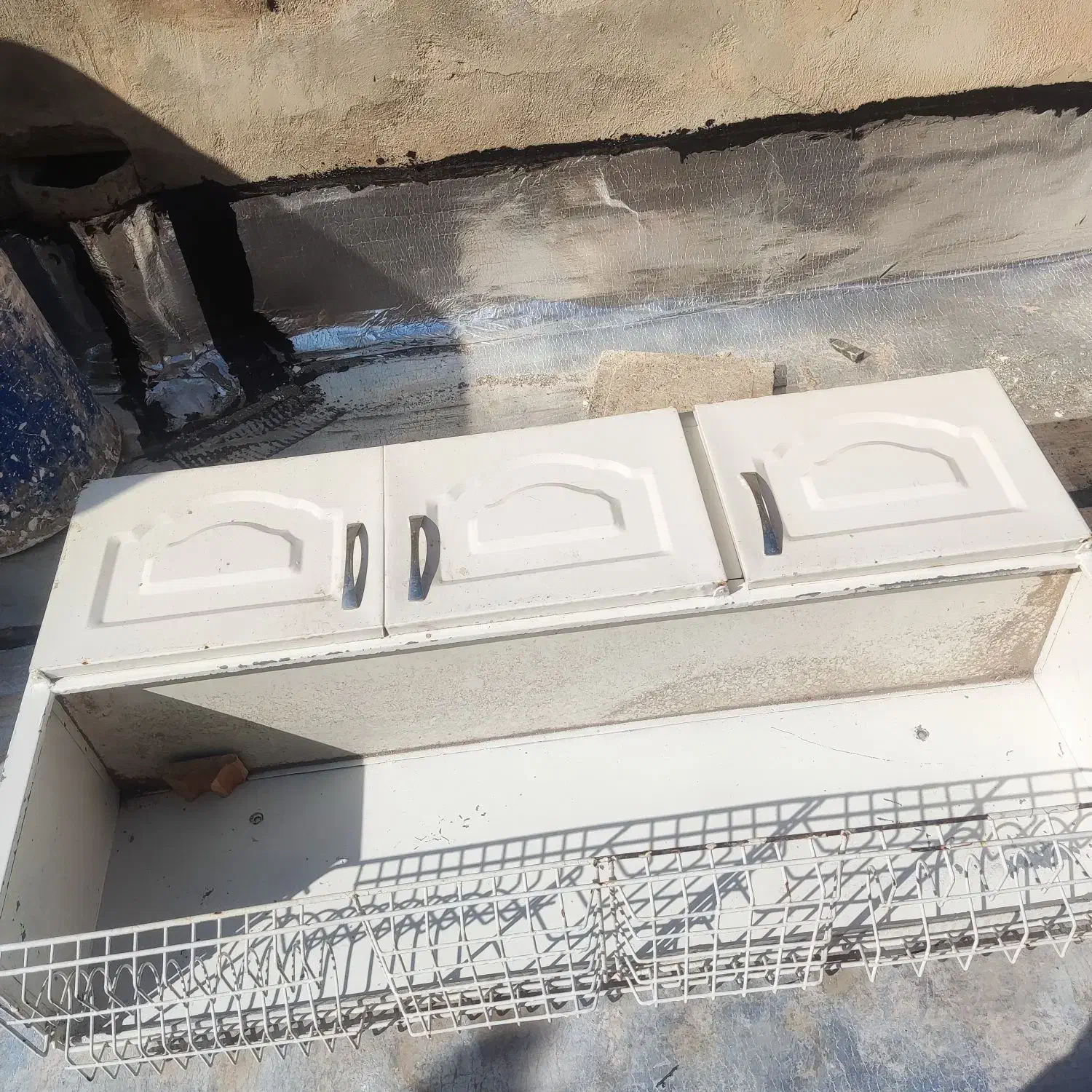 کابینت فلزی|آب‌چکان و نظم‌دهنده ظروف|قم, نیروگاه|دیوار