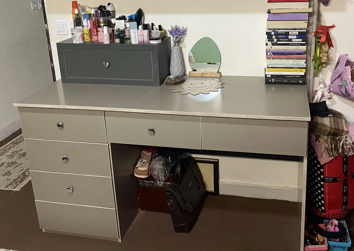 میز تحریر ام دی اف در حد نو|میز تحریر و کامپیوتر|بابل, |دیوار