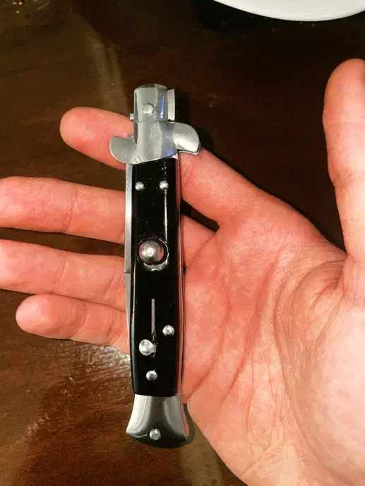 چاقو کلکسیونی تیغه سفارش ایتالیا|کلکسیون اشیاء عتیقه|بندر کنگان, |دیوار