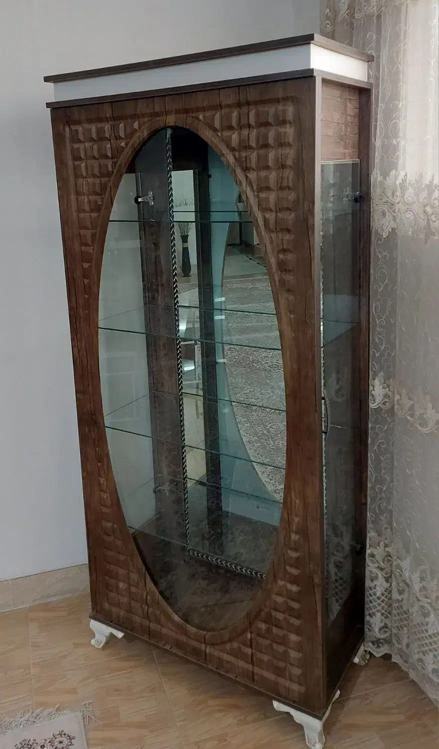 بوفه گردویی|بوفه، ویترین، کنسول|زاهدان, |دیوار