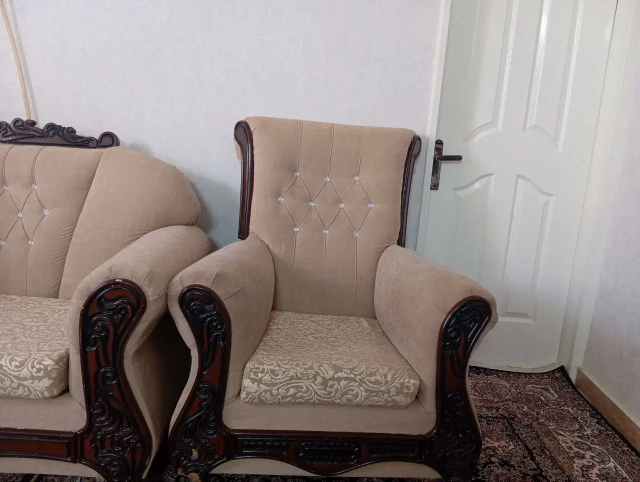 مبل راحتی|مبلمان خانگی و میز عسلی|قم, باجک دو|دیوار